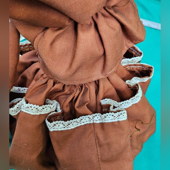 Vtg Handmade Detergent Dish Soap Bottle Doll With Pockets Doorstop‎ Cottagecore - Picture 6 of 8